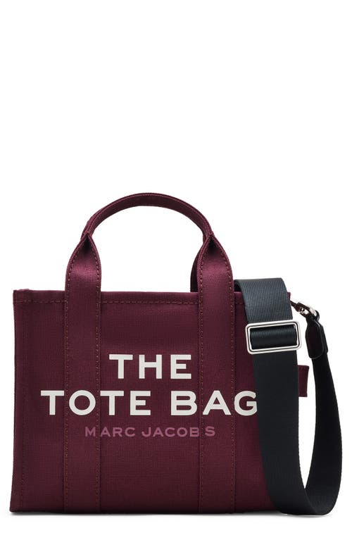 Marc Jacobs Borsa A Mano The Canvas Small Tote Bag Dark Plum In Purple