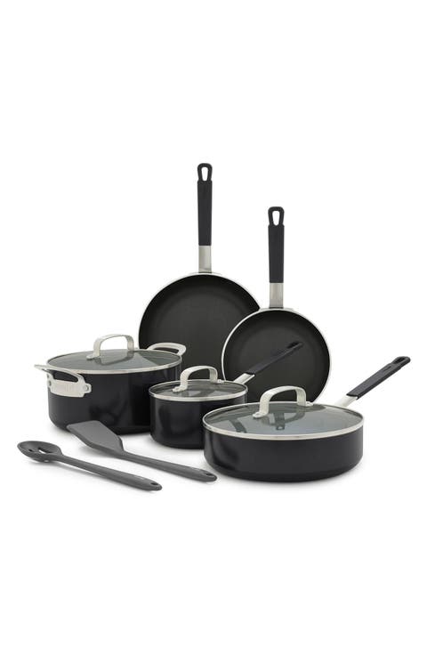 Bobby Flay Professional 10-Piece Ceramic Nonstick Cookware Set