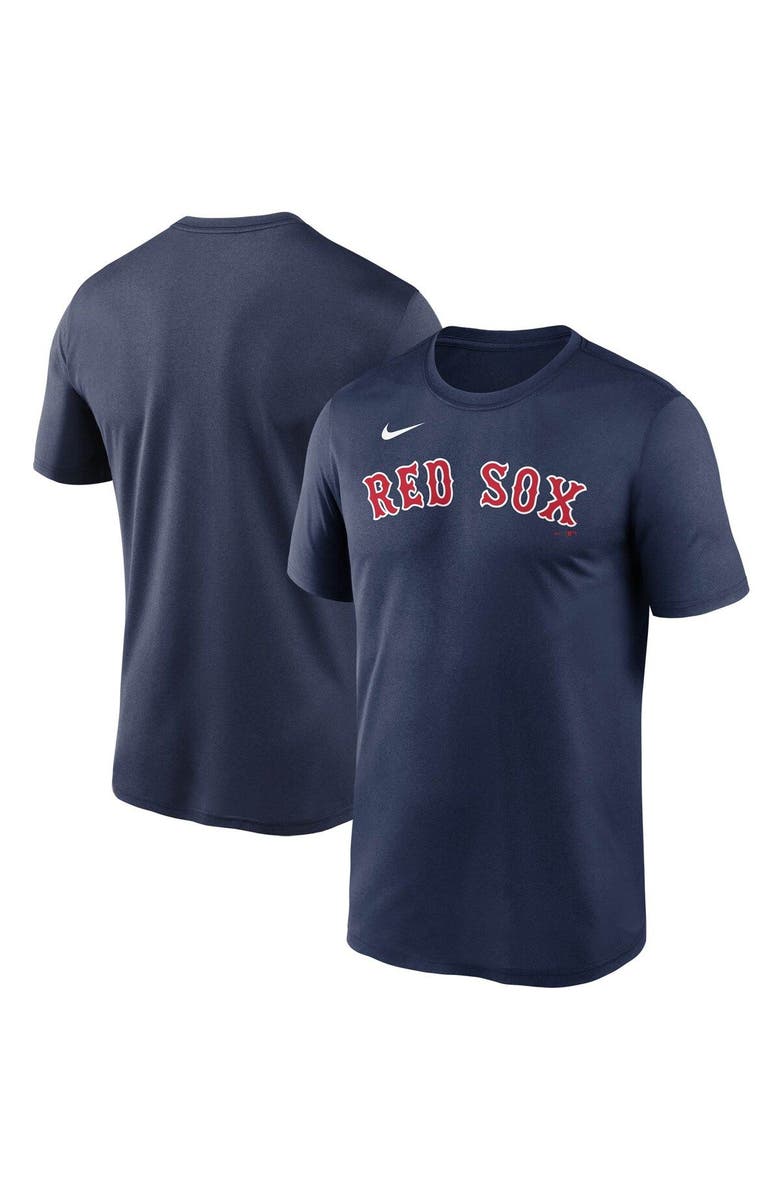 Nike Men's Nike Navy Boston Red Sox Wordmark Legend Performance T-Shirt, Main, color, 