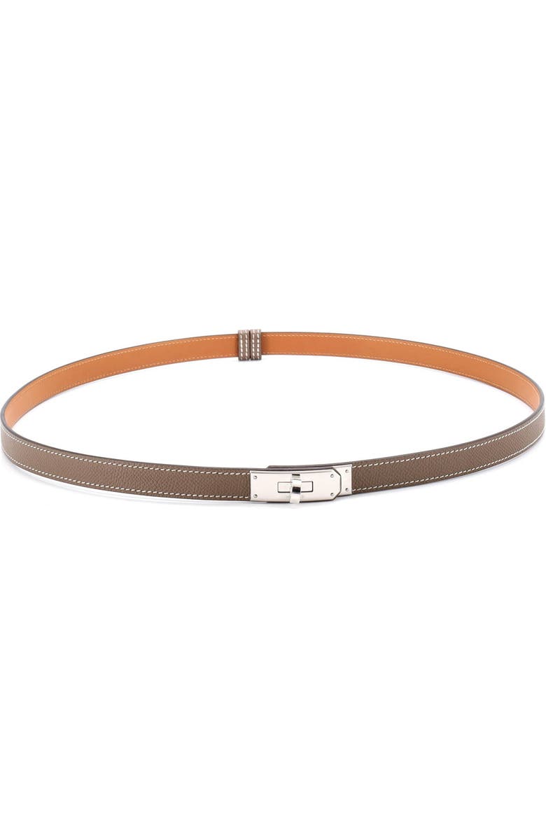 Pre-Owned Hermes Kelly Belt Leather Thin, Alternate, color,
