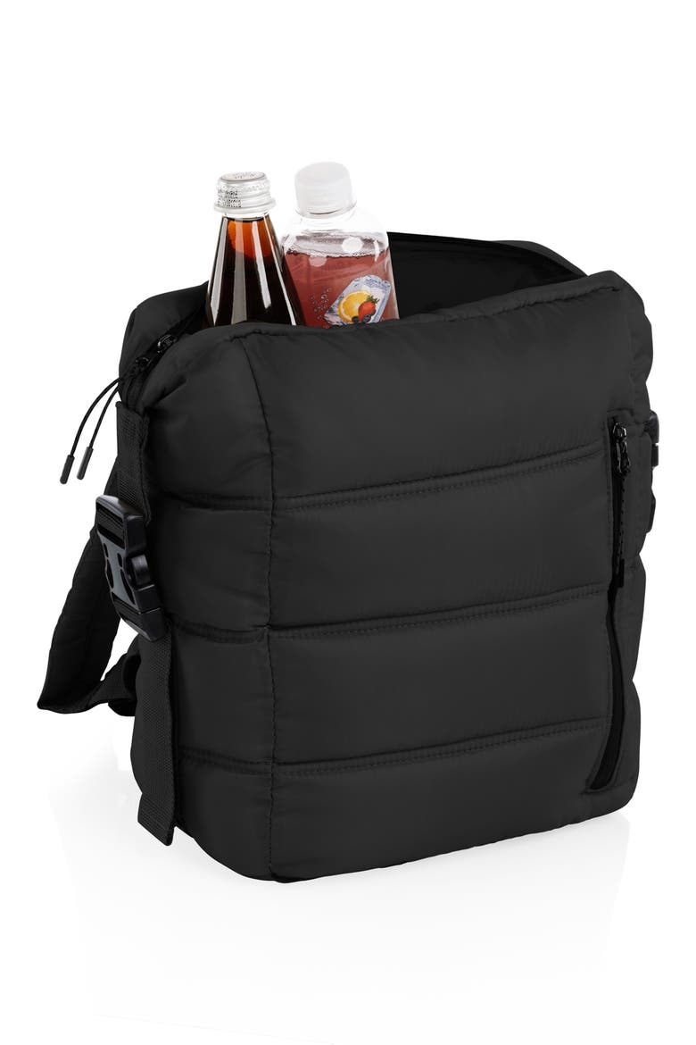 Everyday Quilted Washable Insulated Cooler Backpack, Alternate, color, OBSIDIAN BLACK