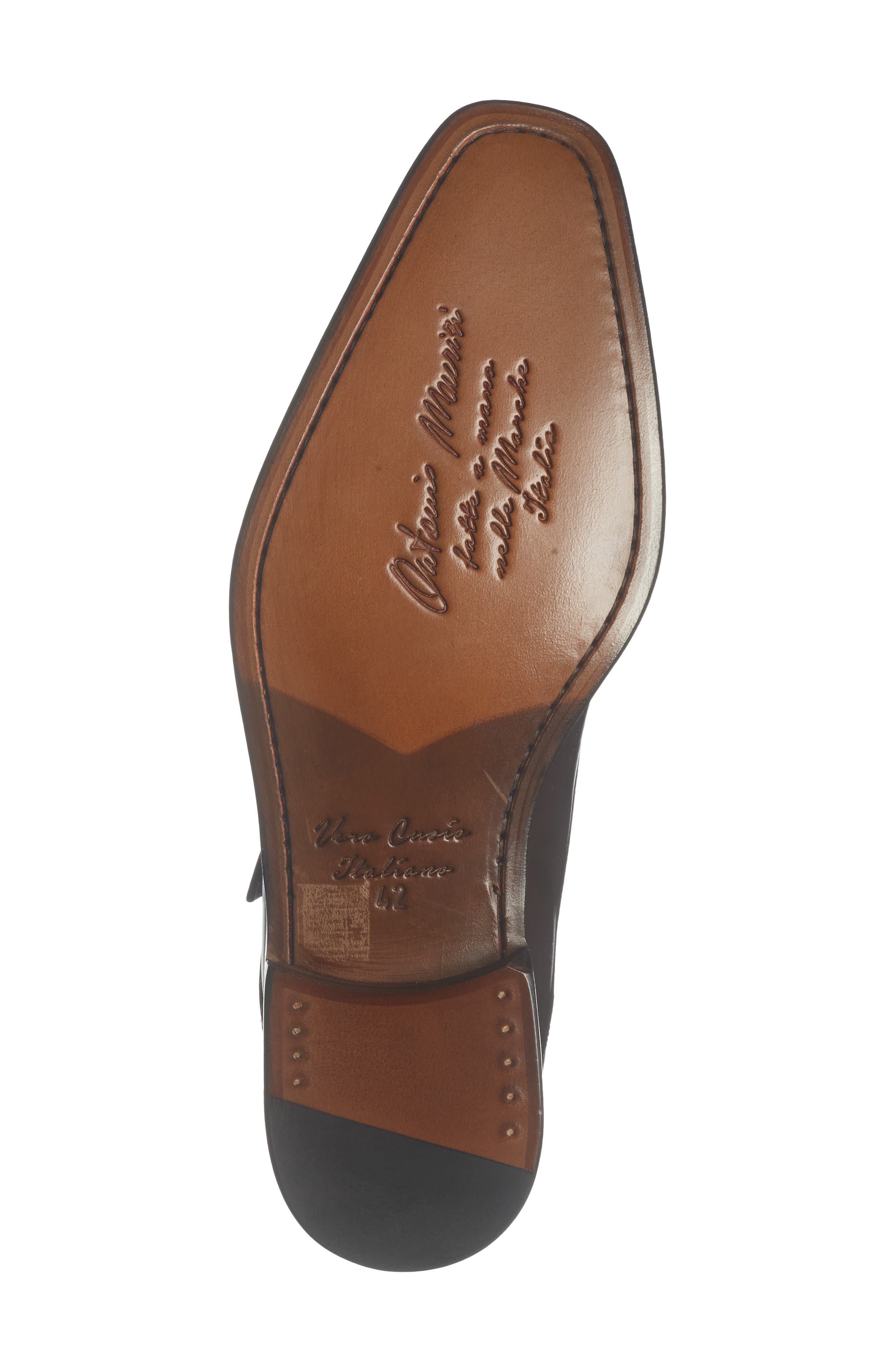 ANTONIO MAURIZI Double Monk Strap Shoe, Alternate, color, Brown