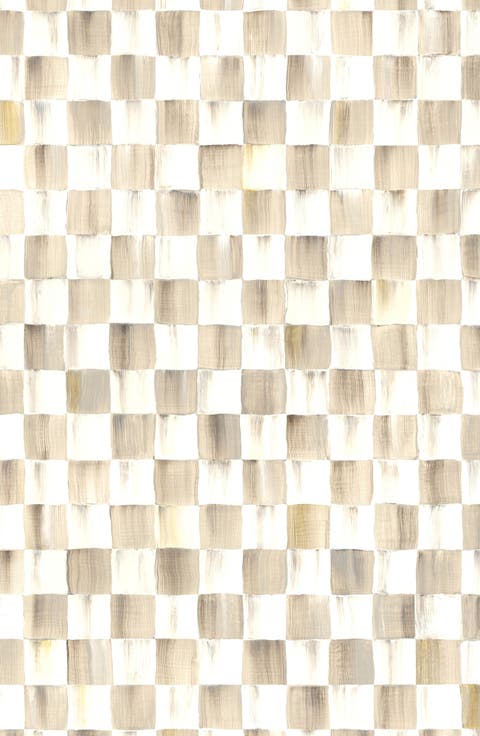 Mocha Check Gift Wrap