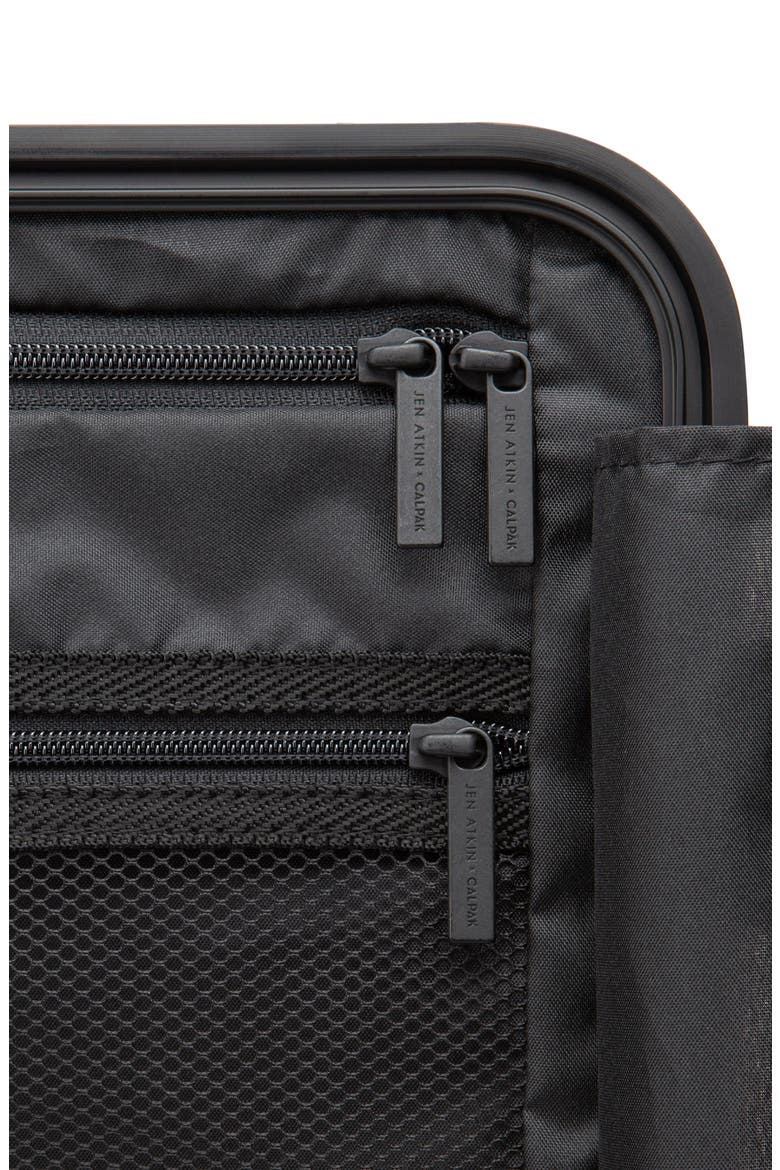 x Jen Atkin 22-Inch Carry-On Suitcase, Alternate, color, BLACK