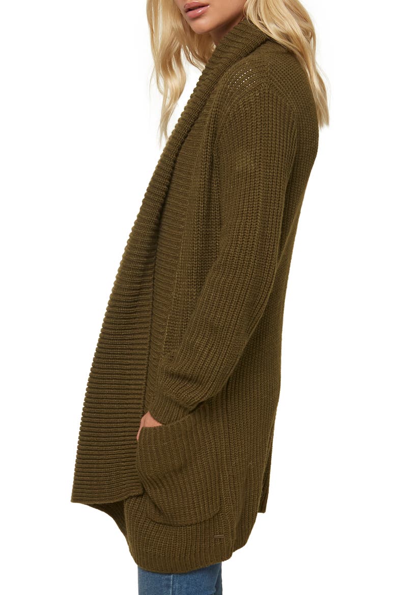 Galley Shawl Collar Cardigan, Alternate, color, IVY GREEN