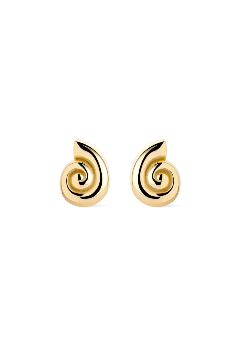 Gold Stud Earrings - Ariel Studs, Main, color, Gold
