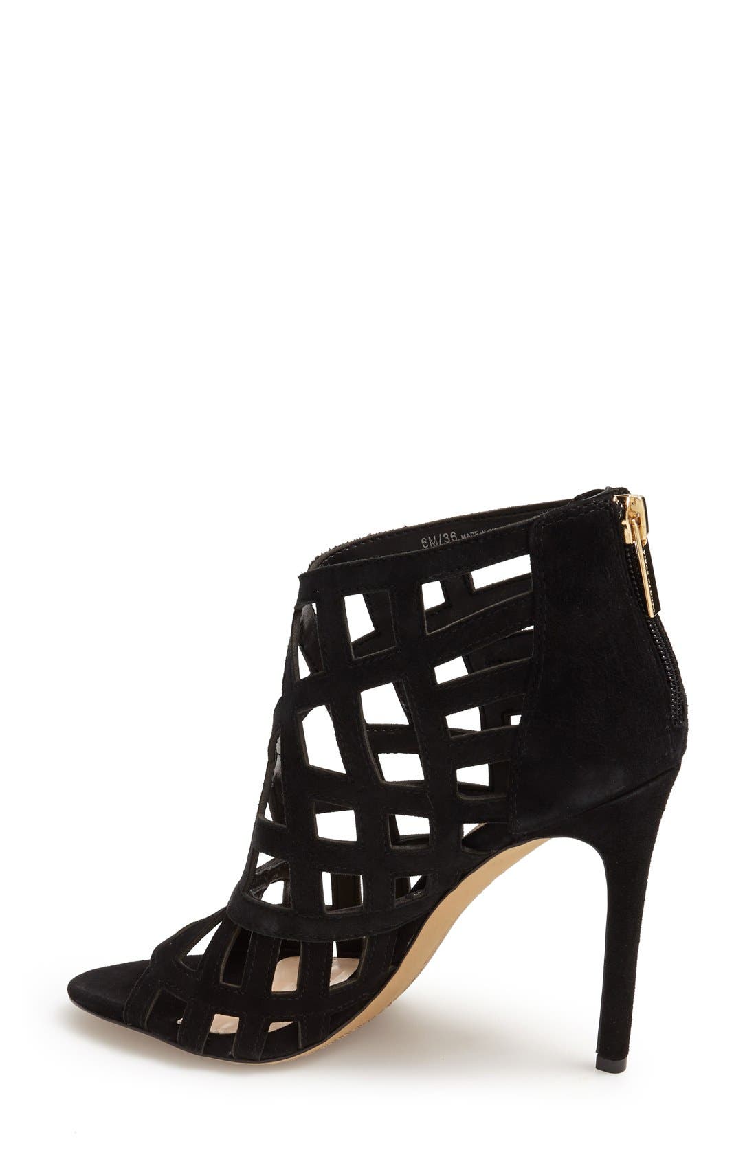 Vince Camuto 'Tatianna' Caged Peep Toe Bootie, Alternate, color, 