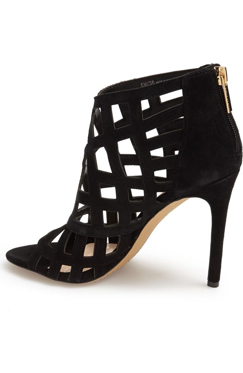 Vince Camuto 'Tatianna' Caged Peep Toe Bootie, Alternate, color,