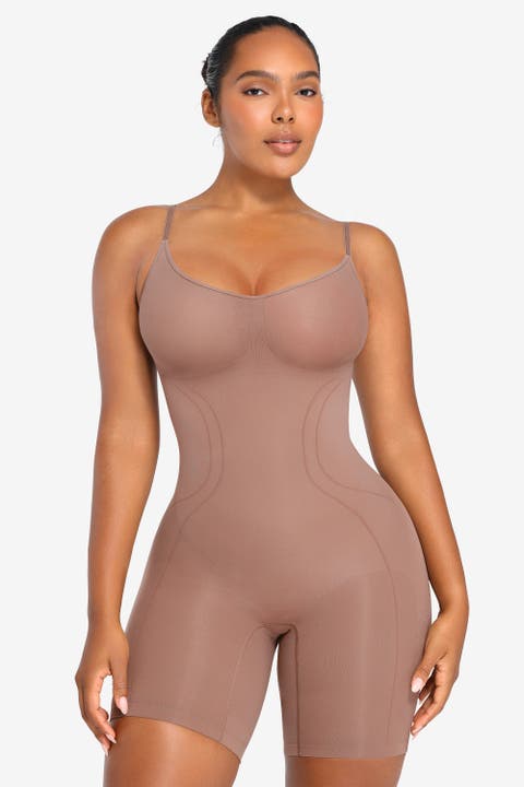 Seamless Mid-Thigh Full Shaping Bodysuit