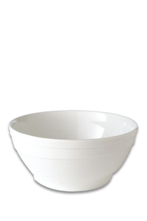 White 2.5 Quart Hotel Salad Bowl