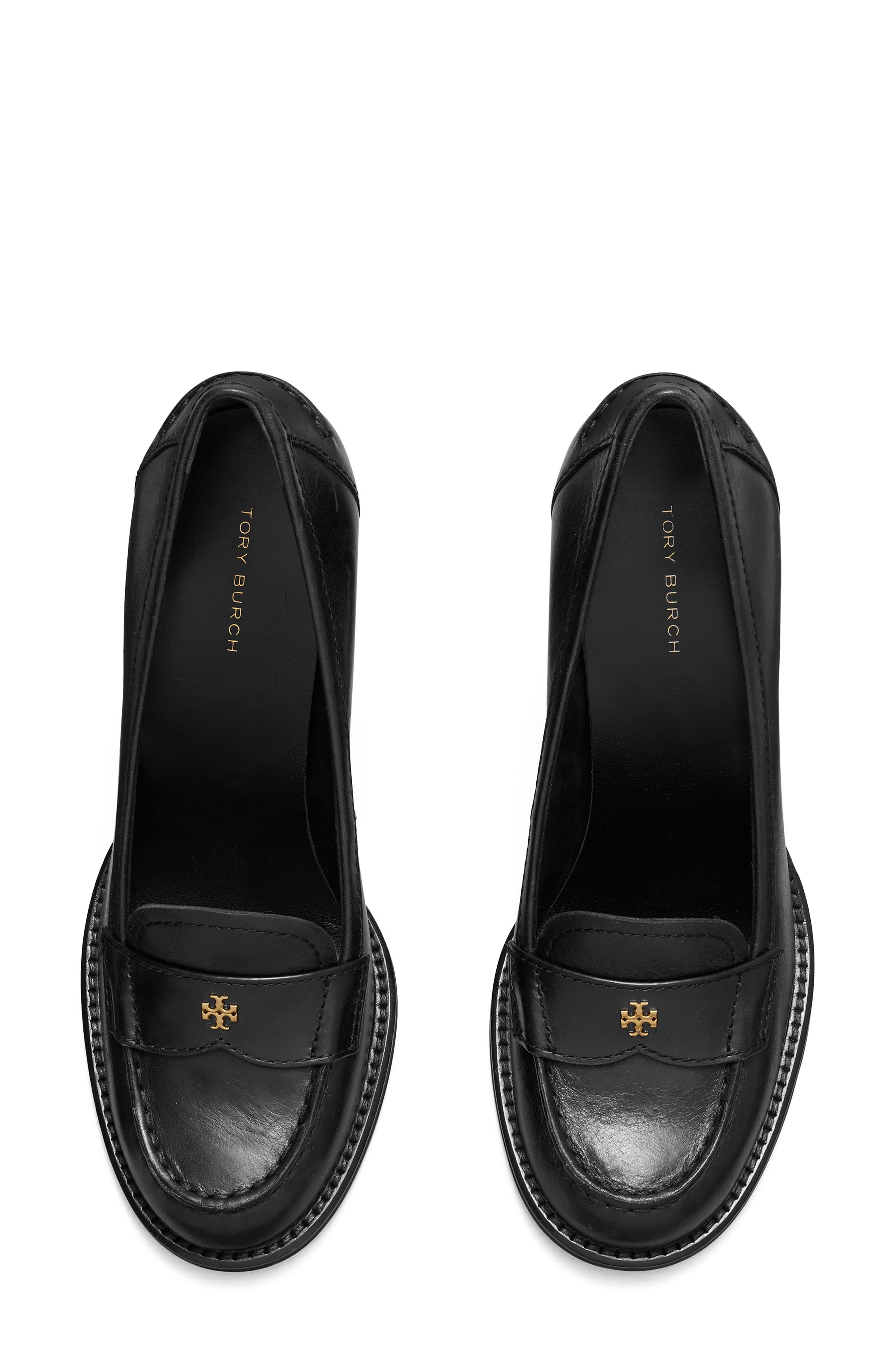 Vintage Heeled Loafer, Alternate, color, PERFECT BLACK