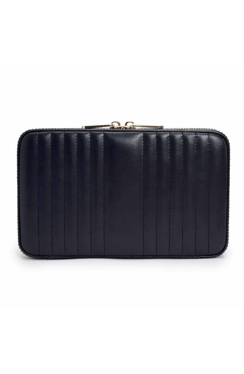 WOLF Maria Medium Zip Jewelry Case, Alternate, color, Navy