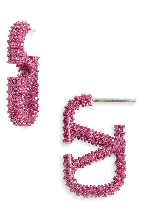 VLOGO Signature Crystal Earrings