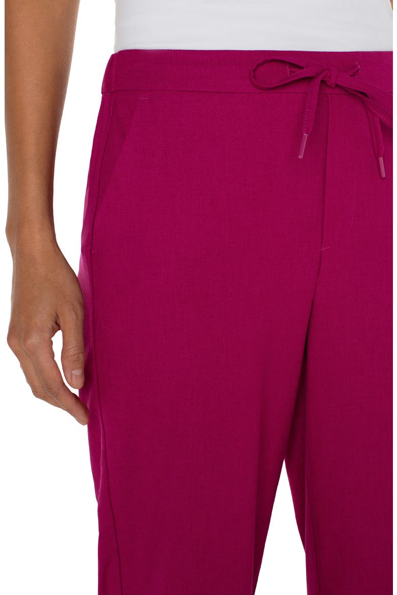 Pull-On Crop Wide Leg Pants, Alternate, color, FUCHSIA KISS