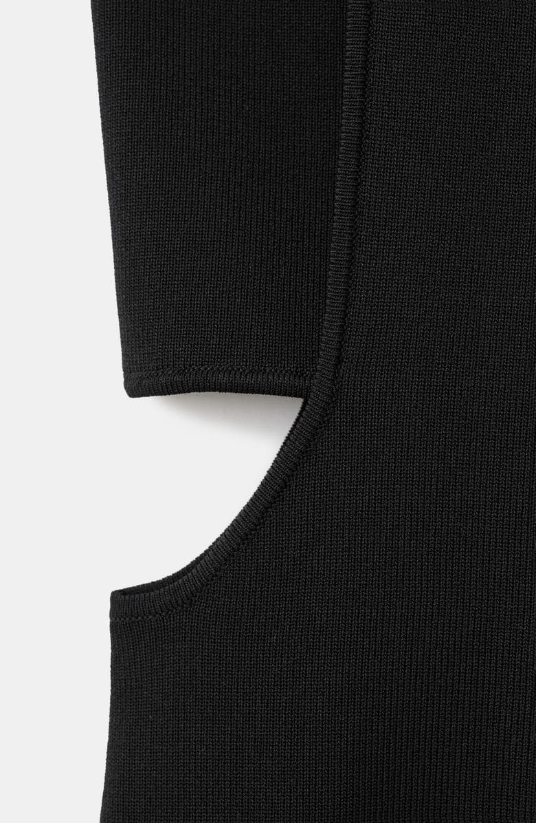 MANGO x Kaia Gerber Cutout Knit Dress, Alternate, color,