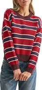All in Favor Stripe Crewneck Sweater