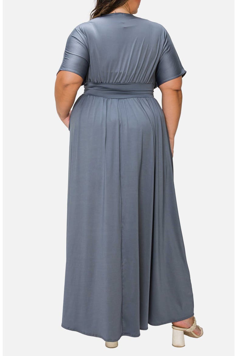 Raffi Maxi Dress, Alternate, color, CHARCOAL