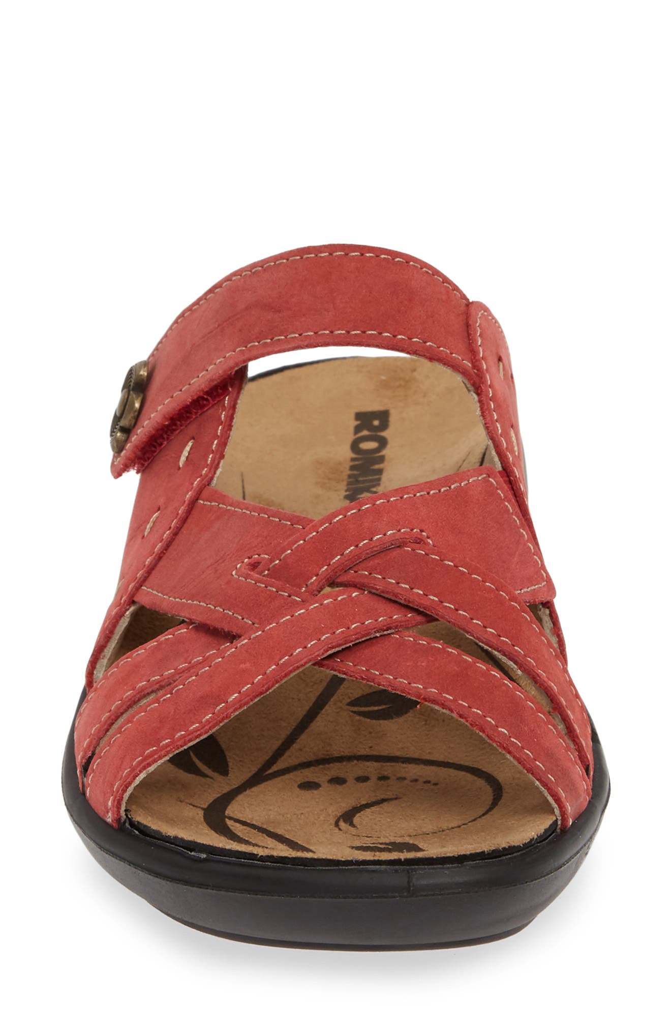 Romika<sup>®</sup> Ibiza 99 Slide Sandal, Alternate, color, Hibiscus Leather