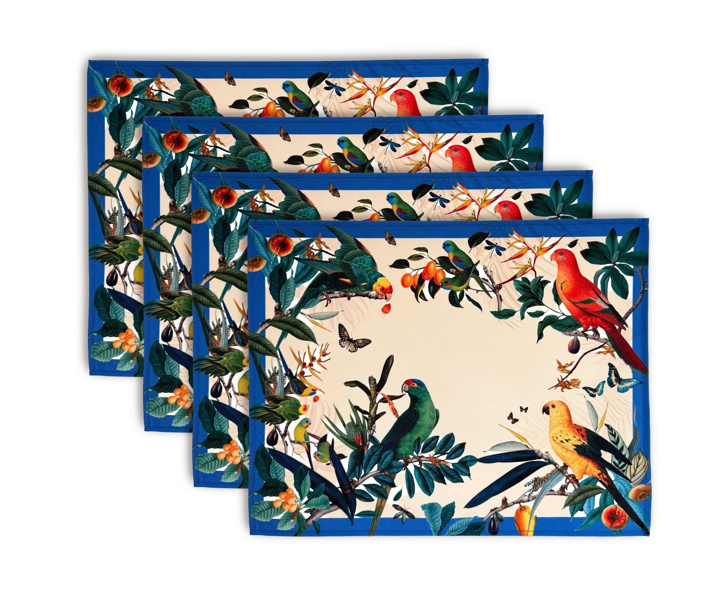 selected Colombian Parrots Blue