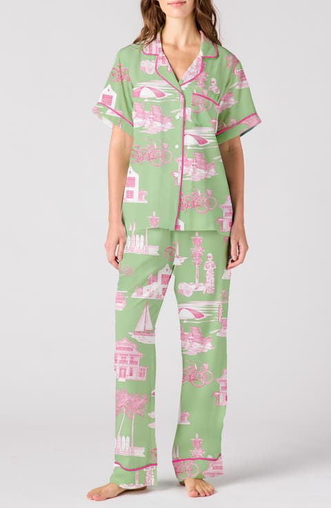 Florida Toile Pajamas