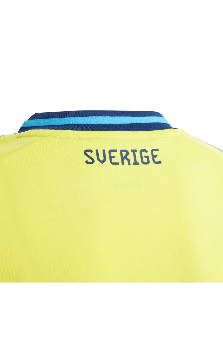 adidas Youth adidas  Yellow Sweden National Team 2024 Home Replica Jersey, Alternate, color, 