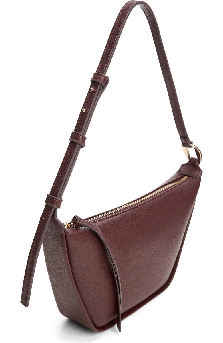 MANGO Faux Leather Shoulder Bag, Alternate, color,