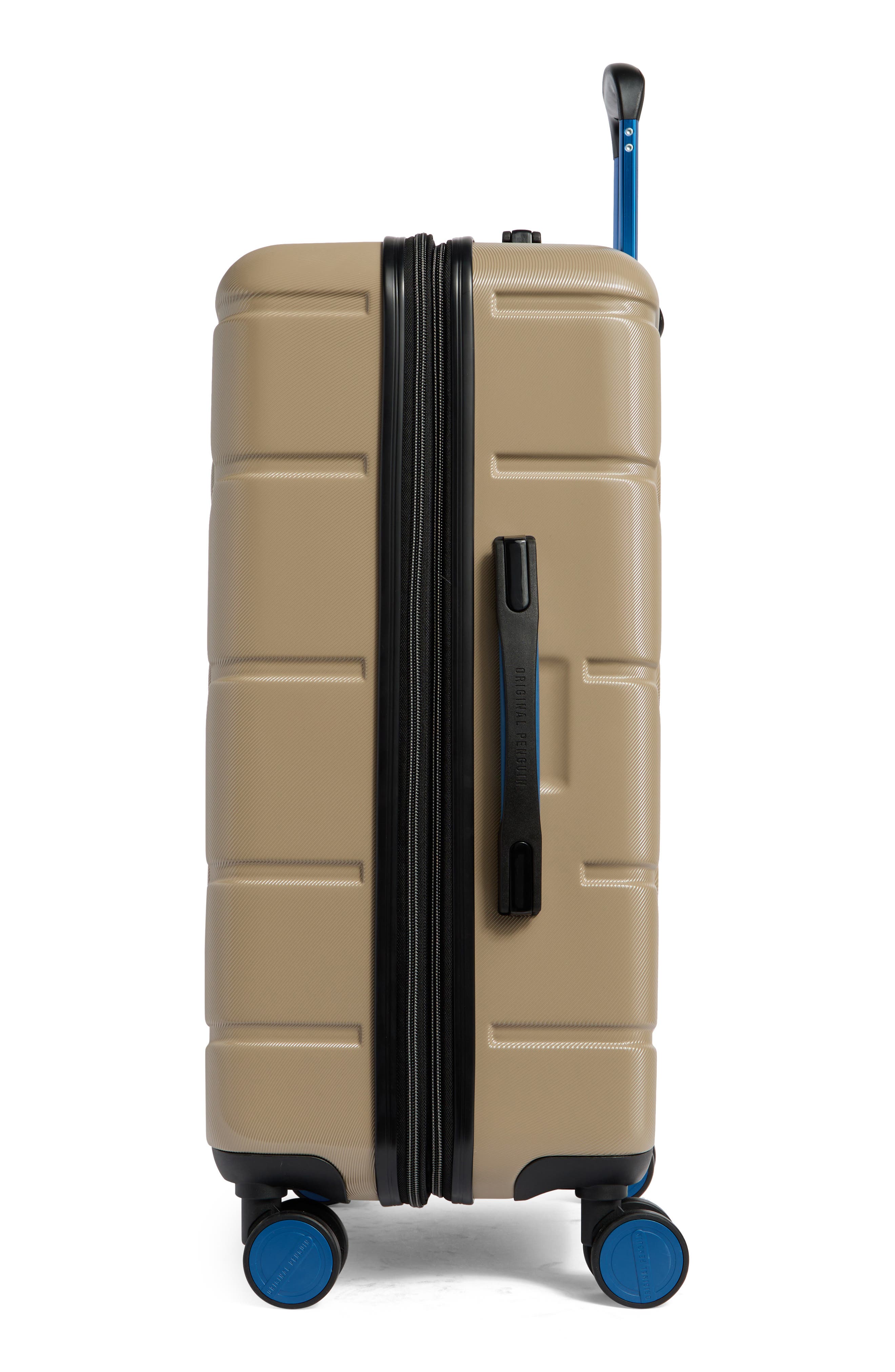 Original Penguin River 25-Inch Harside Spinner Luggage, Alternate, color, Travertine/ Blue