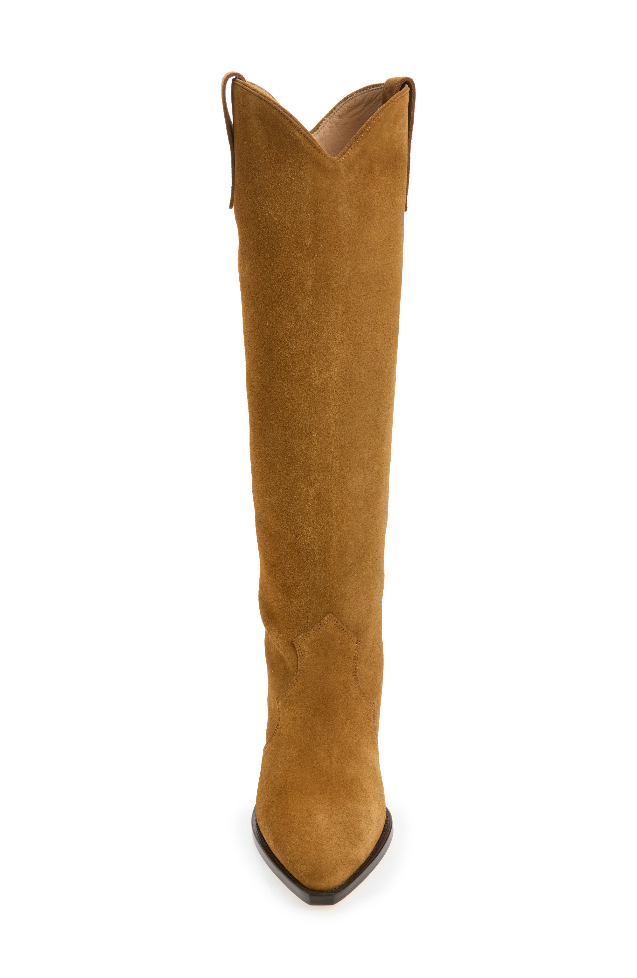 Denvee Tall Western Boot, Alternate, color, COGNAC 50CO