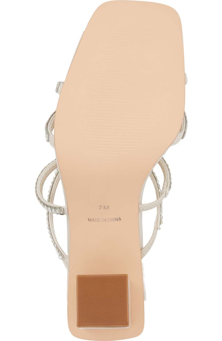 Coconuts by Matisse Aria Rhinestone Sandal, Alternate, color, White