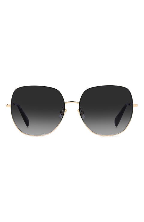 charli 59mm gradient square sunglasses