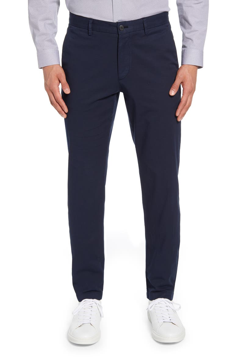 Zaine Slim Fit Twill Chinos, Main, color, SPACE