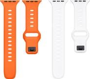 Posh Tech 2-Pack Assorted Premium Silicone Apple Watch® Watchbands