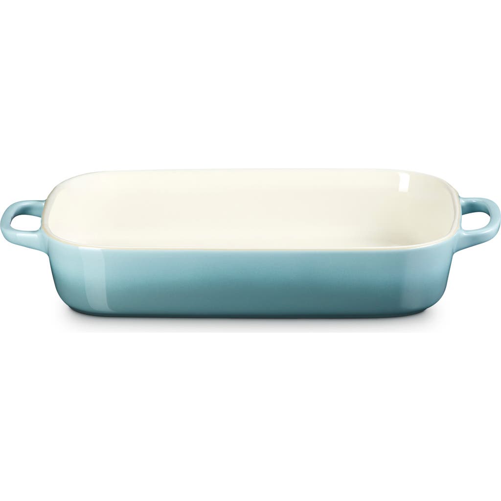 Le Creuset 3 1/2 Quart Stoneware Casserole & Platter Lid In Sea Salt
