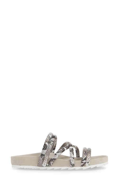 Jslides Tess Strappy Slide Sandal In Neutral
