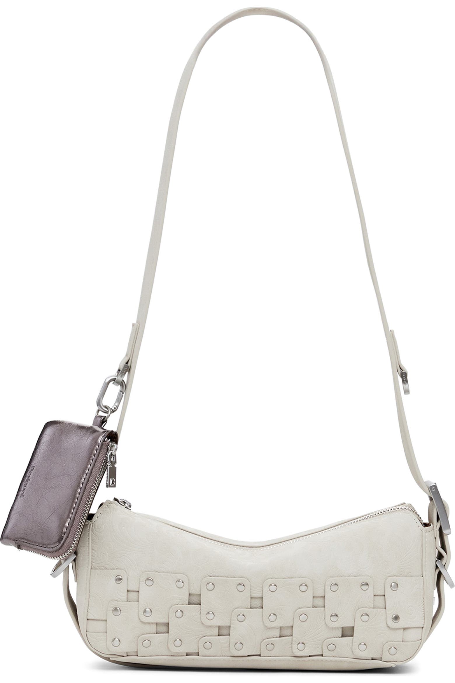 Patchwork Interrior Desigual Studded Patchwork Faux Leather Crossbody Bag (Women) | Nordstrom