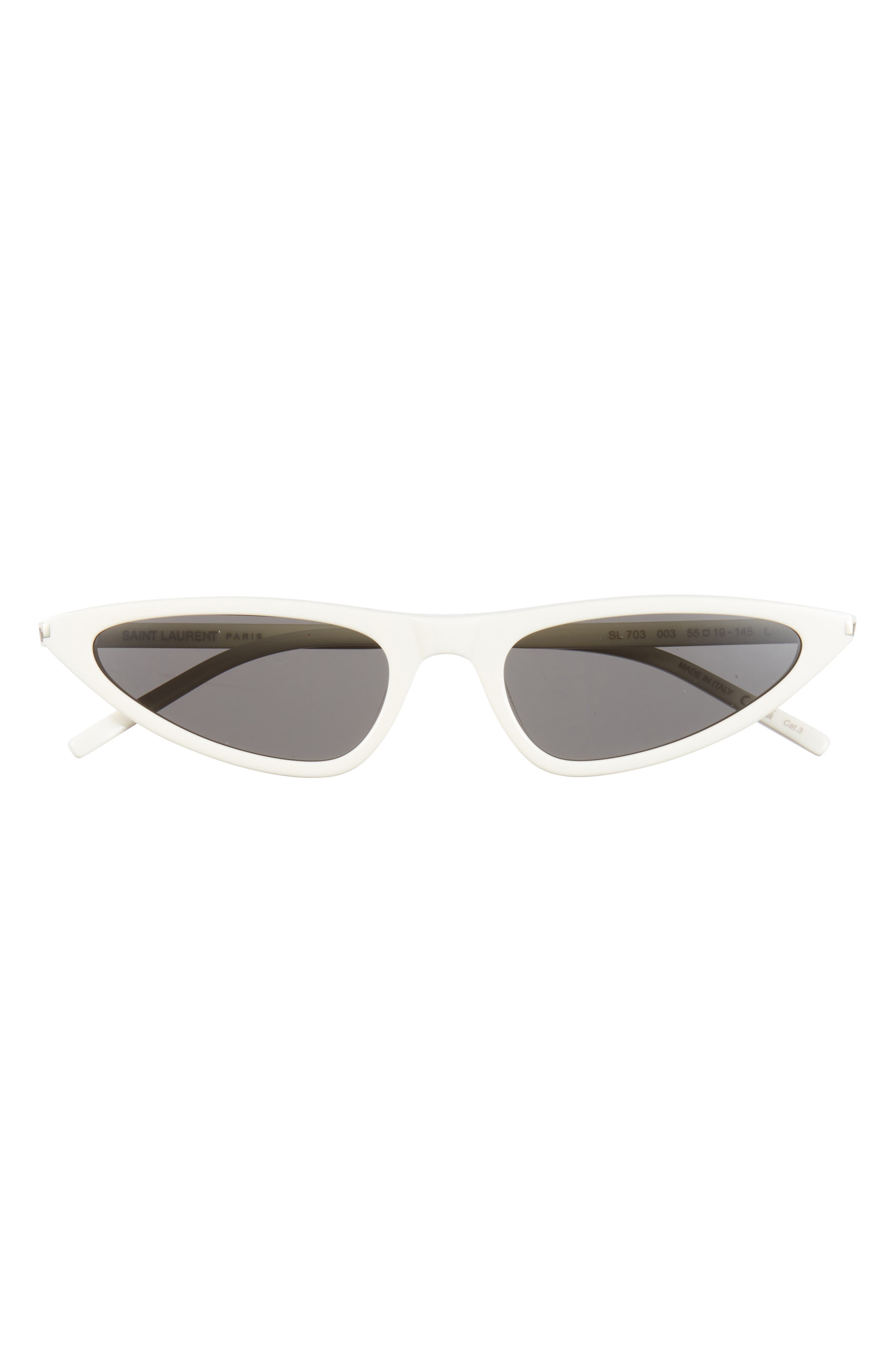 Saint Laurent 55mm Polarized Cat Eye Sunglasses