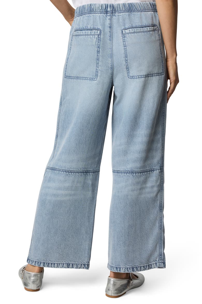 Denim Drawstring Pants, Alternate, color, MEDIUM WASH