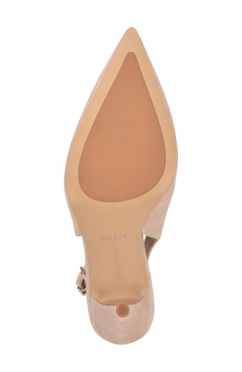 Guess Princelsa Slingback Pump In Animal Print