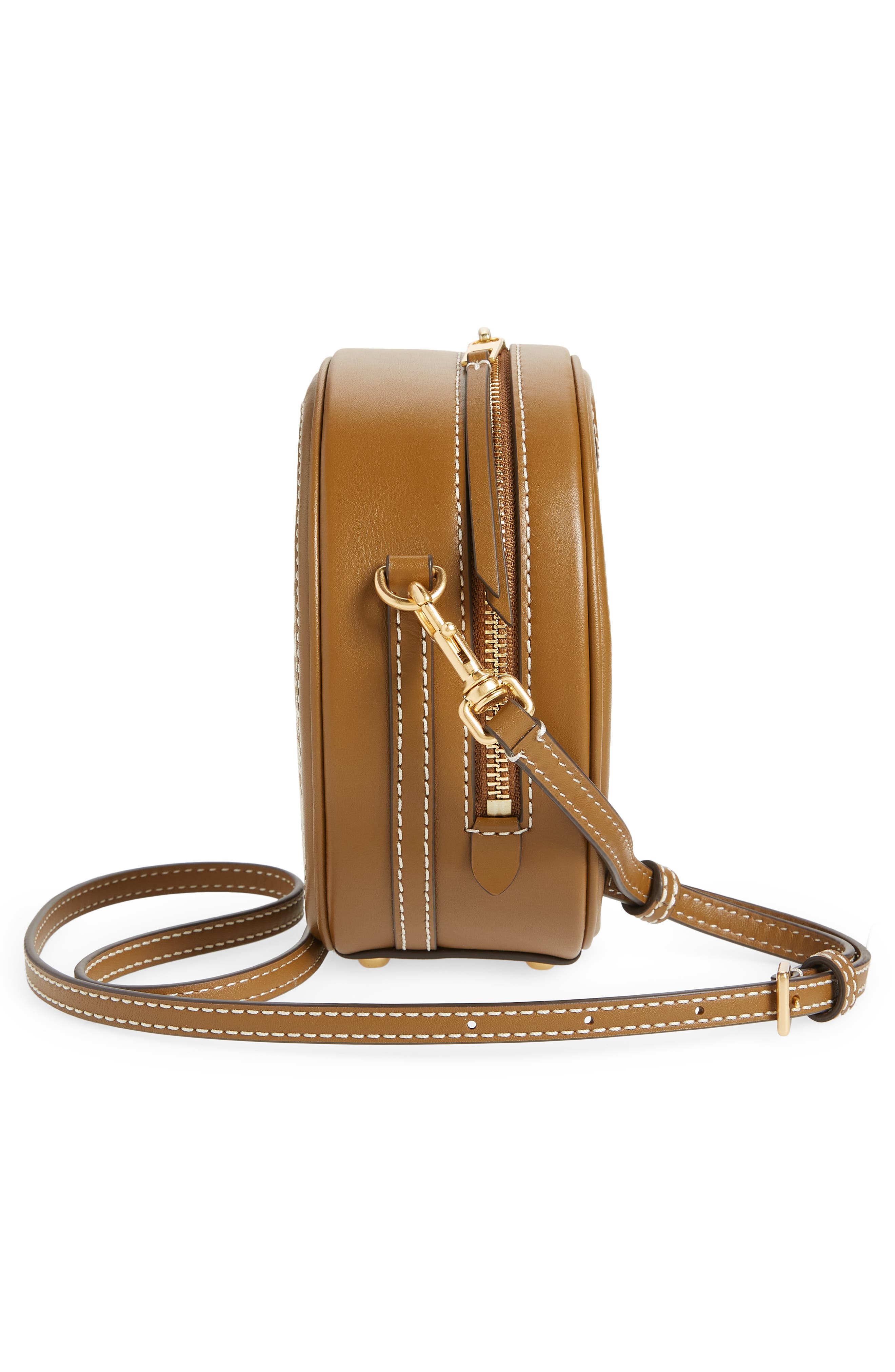 Tory Burch T Monogram Jacquard Moon Crossbody Bag, Alternate, color, 