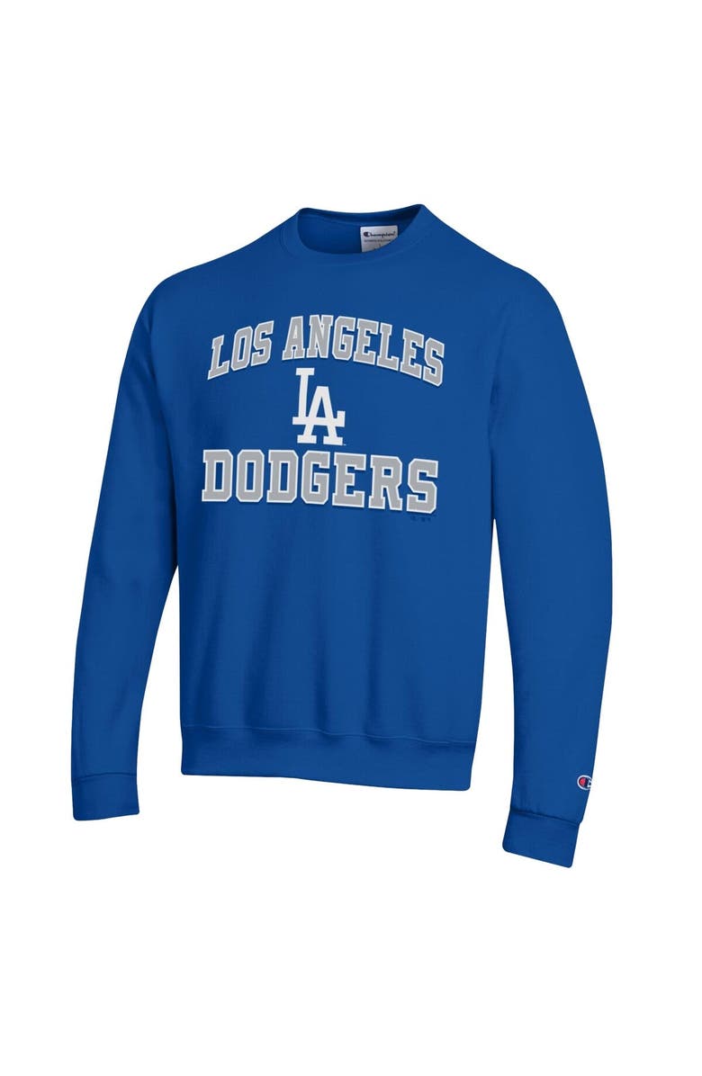 Champion Men's Champion Royal Los Angeles Dodgers Heart & Soul Powerblend Sweatshirt, Alternate, color, Royal