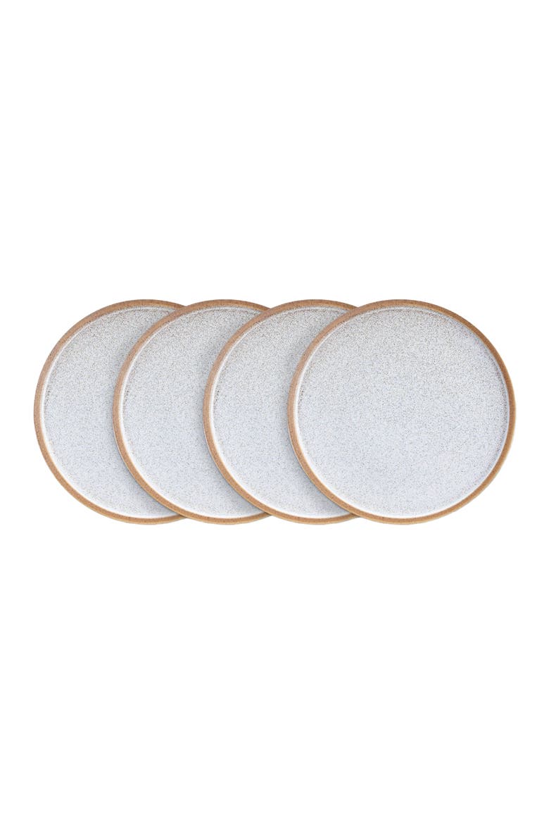 Vince Stoneware 4-Piece  Dinner Plate Set, Main, color, Brown