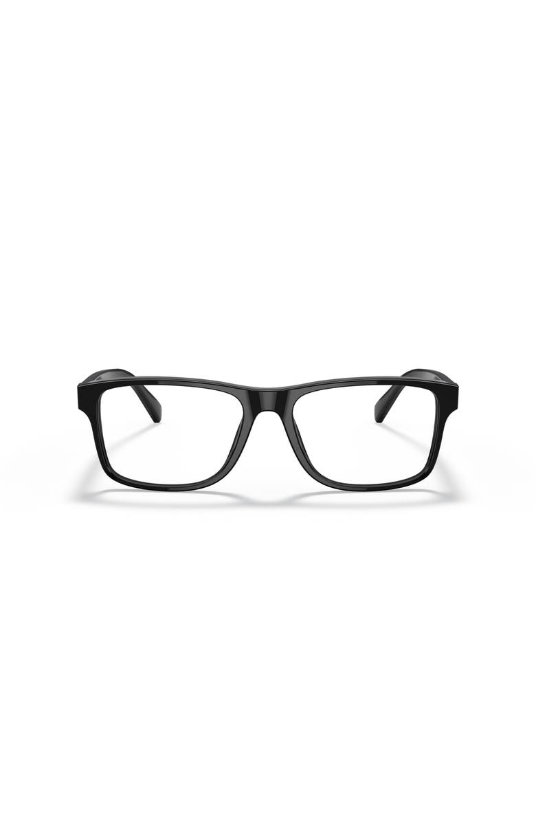 Polo Ralph Lauren 58mm Rectangle optical glasses, Alternate, color, Black