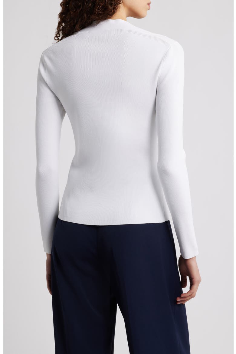 Sunny Queen Anne Neck Top, Alternate, color, SKY WHITE
