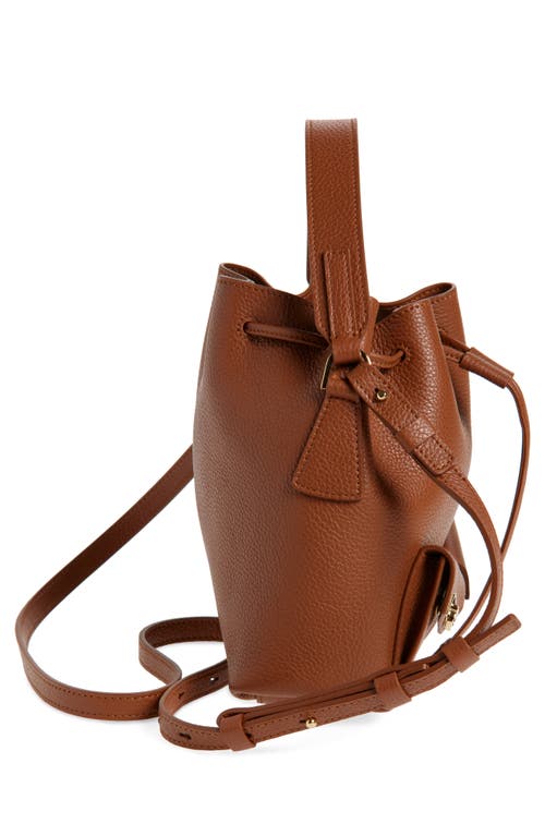 Ferragamo Mini Harley Leather Drawstring Bucket Bag