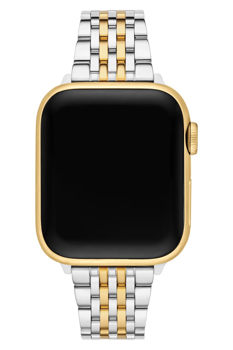 Tapered Apple Watch® Bracelet Watchband, Alternate, color, TWO TONE