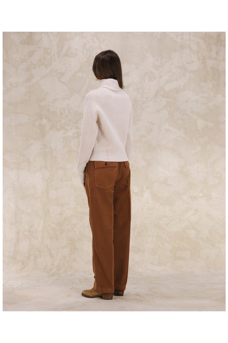 Cashmere Turtleneck Sweater, Alternate, color, Cream