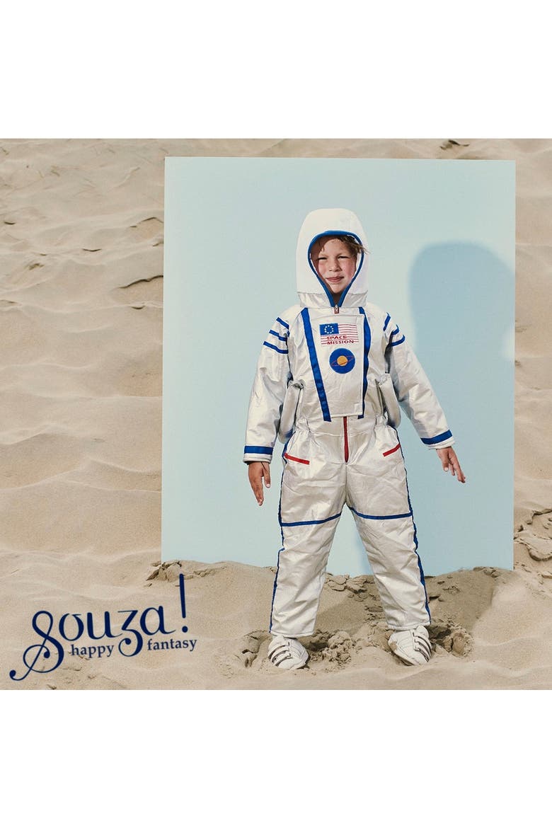 Spaceman Costume for Kids, Alternate, color, Silver