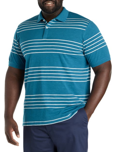 Big & Tall Striped Polo Shirt