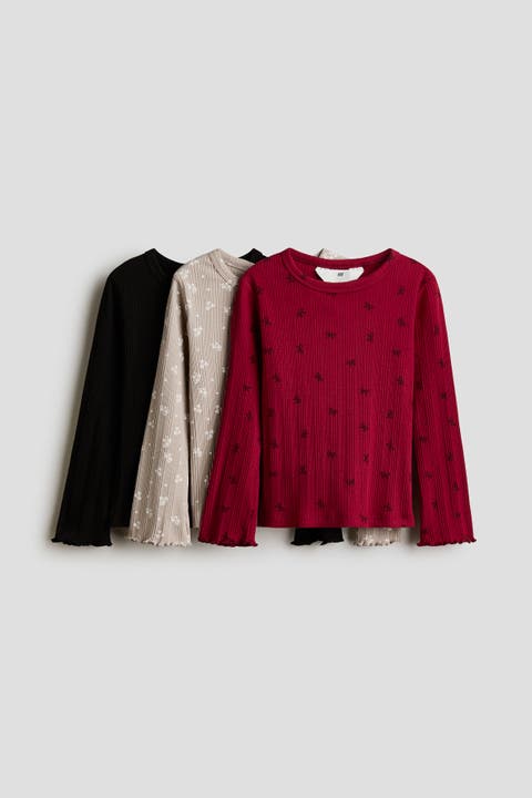 3-pack Ribbed Tops