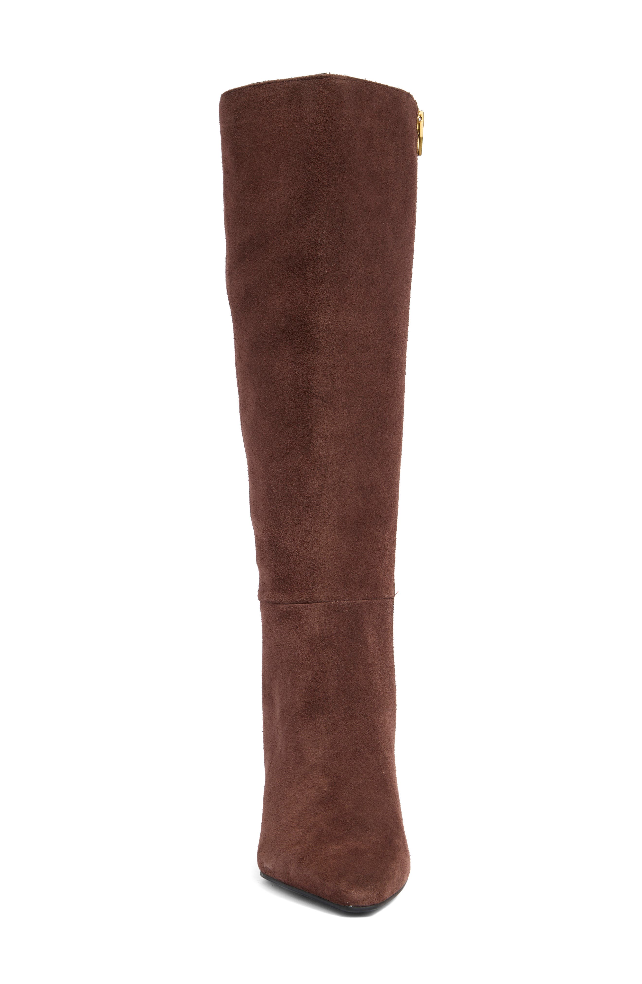 Dolce Vita Gannon Knee High Boot, Alternate, color, Mahogany Suede